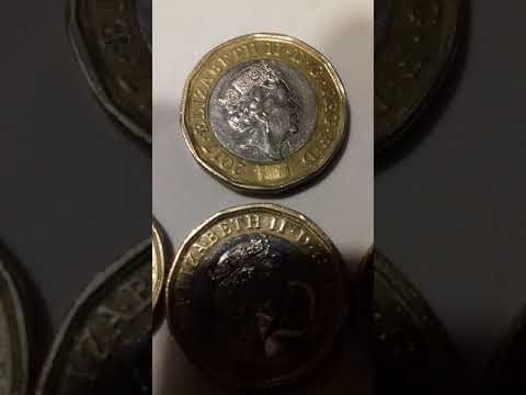 6000£ 1NEW POUND 2017 QUEEN ELIZABETH II WITH THIS  DEFECT COULD BE WORTH £6000...