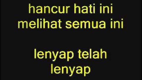 Hilang OST  Cinderella lyrics