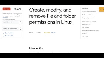 Create, modify, and remove file and folder permissions in Linux || #qwiklabs || #coursera