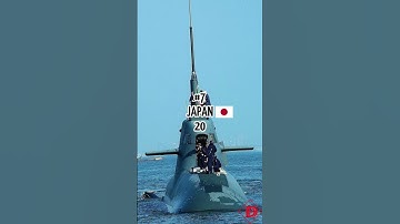 Submarine Fleet Strength by Country 2022 || #shorts #viral #2023 #submarine #top10