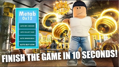 NEW OP Gym Tycoon Infinite Money Script GUI! | Auto Buy Gym | Auto Check | Infinite Money!