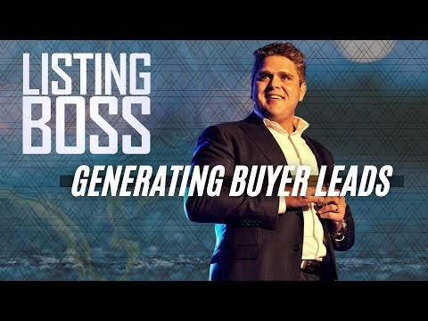 The Listing Boss: Sales Coaching with Hoss Pratt - Ep 8: 'Generating Buyer Leads'