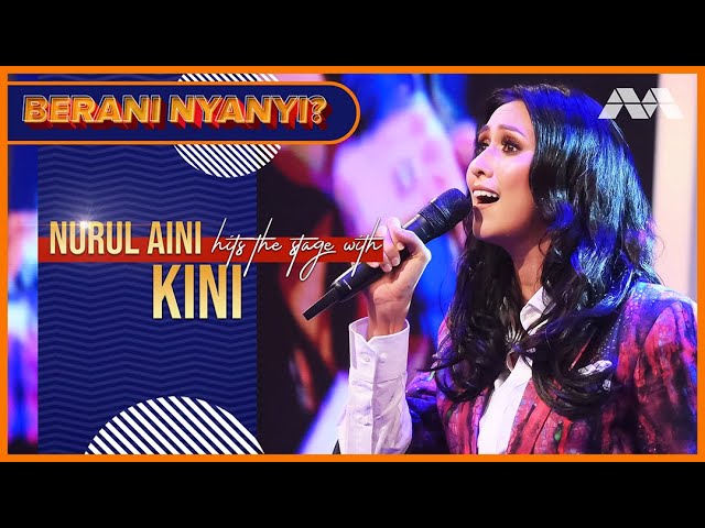 Nurul Aini hits the stage with Kini | Berani Nyanyi? Performances class=