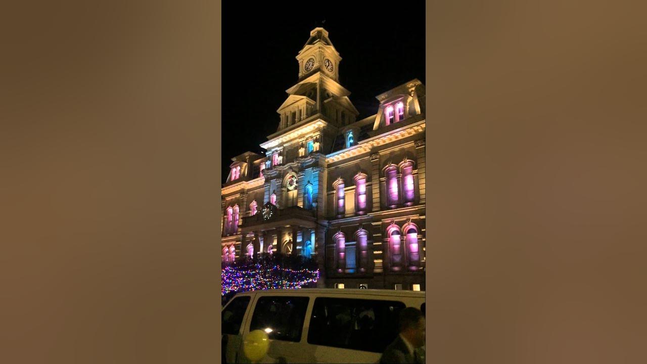 Muskingum County Courthouse Holiday Lighting YouTube
