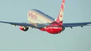 *Full HD* |05.01.14| Airberlin Boeing 737-800 take off at Hannover Airport