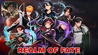 Realm Of Fate Rpg Anime Ios Gameplay