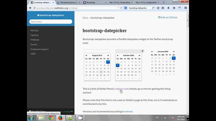 Bootstrap Datepicker Bangla tutorial