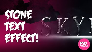 Photoshop Tutorial - How to Quickly Apply Texture to Text Layer