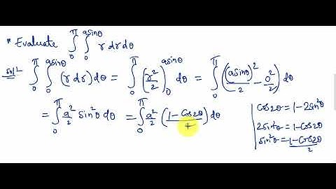 Problem on Double Integral in Polar Coordinates - Engineering Mathematics