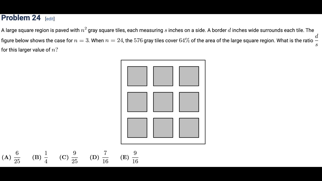 AMC 8 2020 problem 24 YouTube