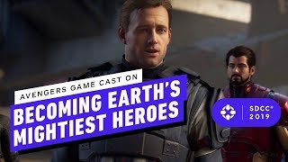 Avengers Video Game Cast Got Physical Performing Superhero Action Scenes - Comic Con 2019