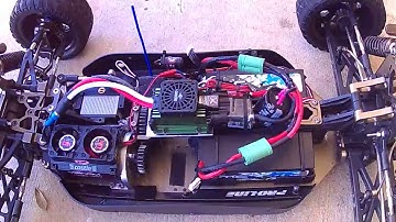 1/5  SCALE RAMPAGE XB-e  XL-x esc / LEOPARD 1090Kv MOTOR 8s TEST RUN