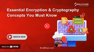 Data Encryption & Cryptography Fundamentals | Cybersecurity Expert Explains | Skillfloor