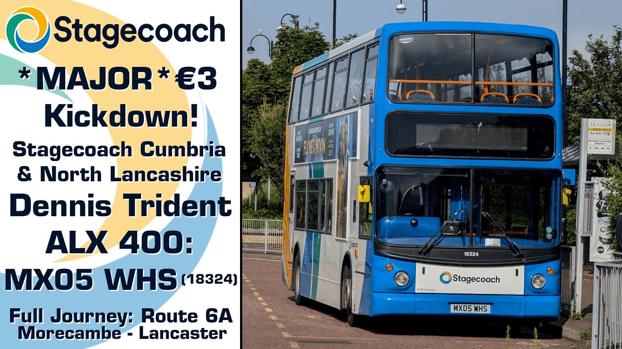 MAJOR* €3 Kickdown!) Stagecoach Cumbria & North Lancs Dennis