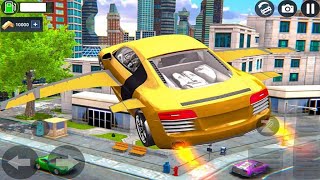 Flying Car Taxi Transport Simulator 2021: Big City Mode - Android Gameplay screenshot 2