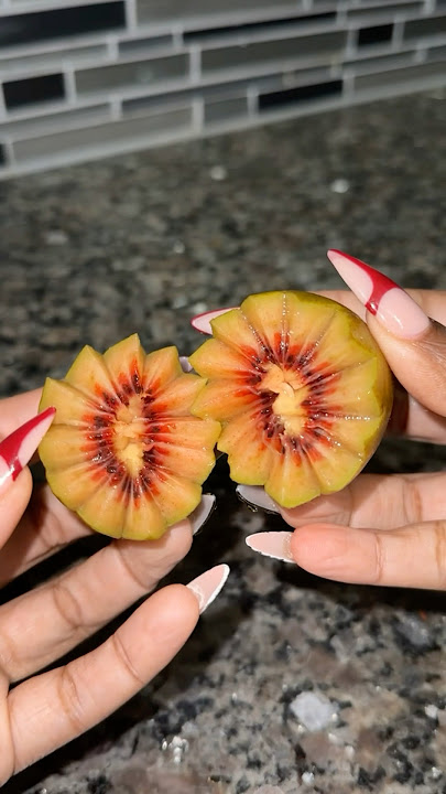 Have you tried the Ruby Red Kiwi? #kiwi #fruit #fyp
