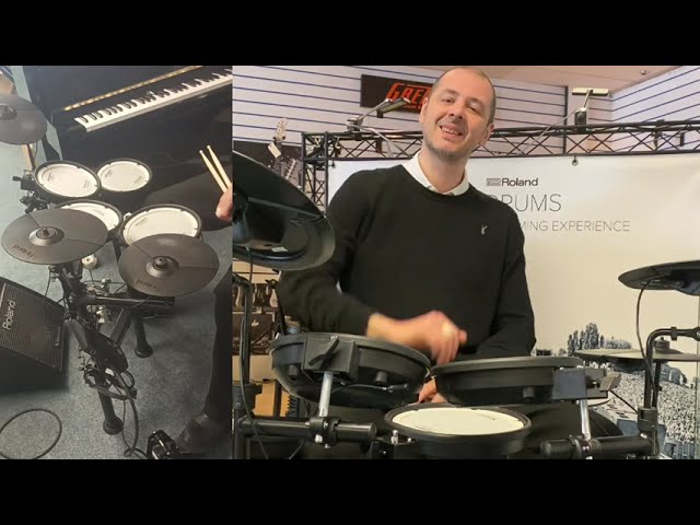 Roland TD-1DMK electronic drums drum-tec edition upgrade - YouTube