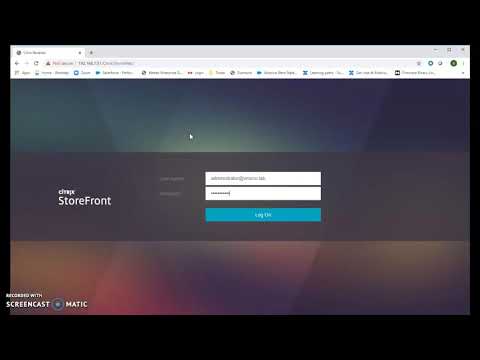 How to login to Citrix StoreFront