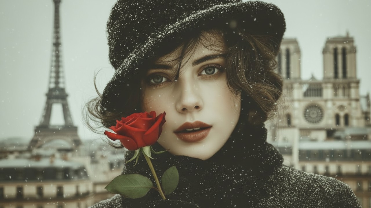 French Chanson Music 🎶 Vintage French Love Songs & Paris Café Ambience