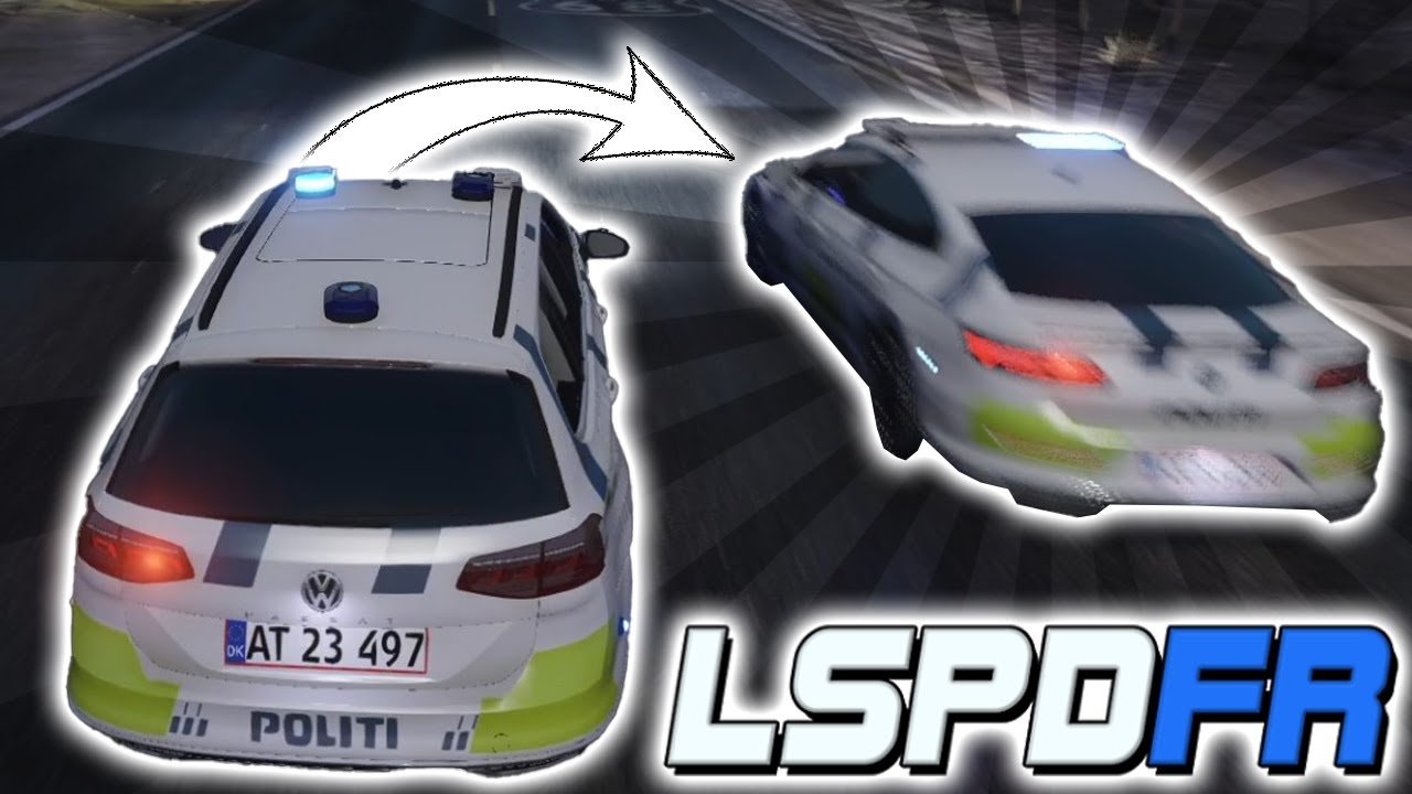 STJÅLET POLITIBIL - DANSK GTA V LSPD:FR