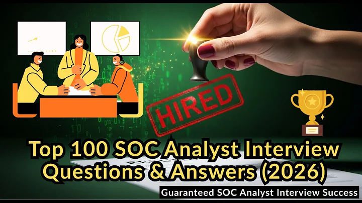 Top 100 SOC Analyst Interview Questions | Top Cybersecurity Interview Ques | SOC Analyst Interview