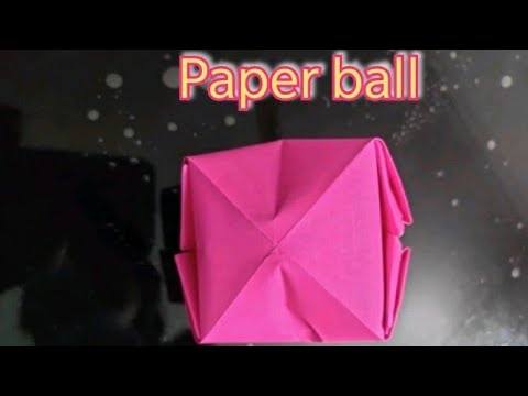 Video: Hoe maak je een simpele papieren bol?