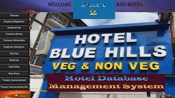 Hotel Database Management System Using MS ACCESS Part 2: Creating Forms