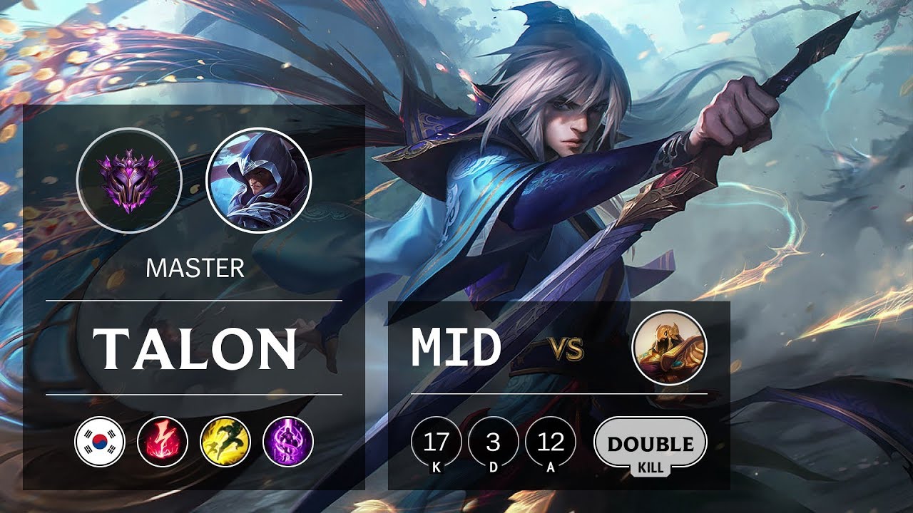 Talon Mid vs Azir - KR Master Patch 9.13
