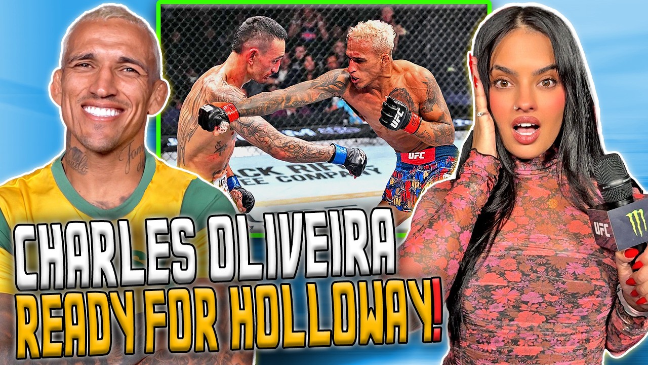 Should Charles Oliveira strike with Max Holloway if he points down? | UFC 326
