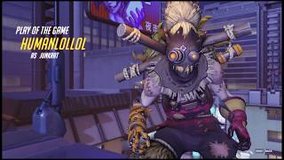 luckiest ult or what? Junkrat SEXTUPLE KILL!!!