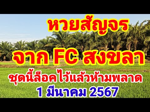 หวยสัญจรส่งด่วน FC สงขลาล็อคไว้แล้วห้ามพลาด1/3/67