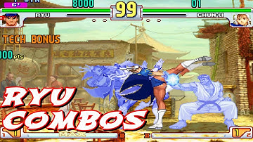 STREET FIGHTER 3RD STRIKE  Ryu PARRY COMBOS