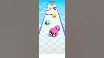 Ball Run 2048 Gameplay walkthrough part All levels #shorts