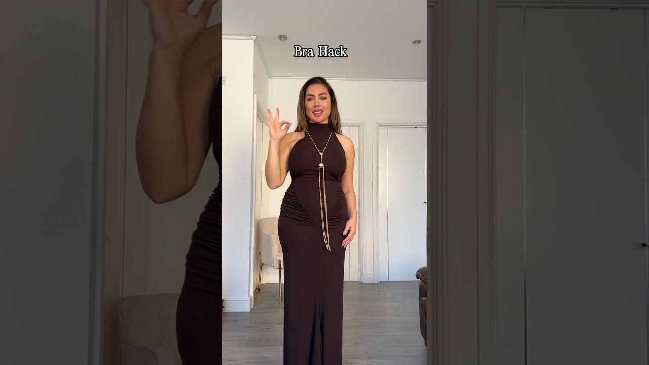 bra hacks for halter dress Easy bra hack for a halter top to avoid your straps perfect! | Yes or No?