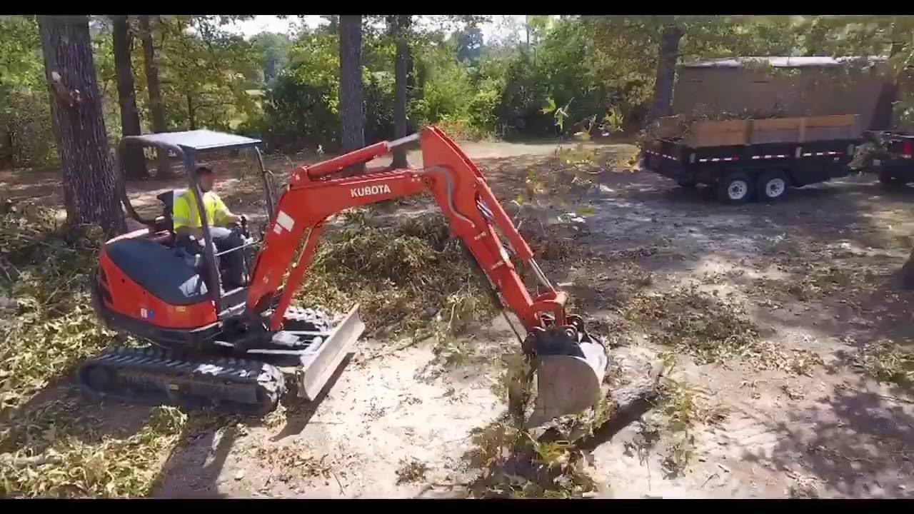 Southern Rentals And Sales equipment operated by Precision Lawn & Land Restoration - YouTube