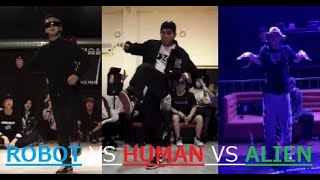 Robot VS Human VS Alien Ver.11 // Incredible Dance Moves [SPOTLIGT ROOKIES]
