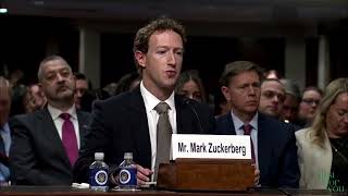 Mark Zuckerberg Apologizes to Parents at Senate Hearing | Facebook | Meta | US Senator