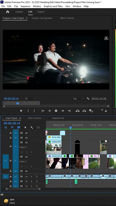 Adobe Premiere Pro !! Prewedding Edit Showreel