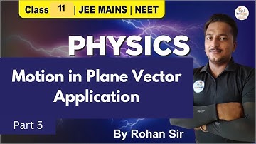 Motion in Plane (Projectile Motion) Part 5 | Class 11 | JEE MAINS | AMU B.Tech| NEET #jeeMains#amu