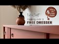 Making Over A FREE Dresser & How to Fix Lifting Veneer