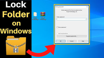 How to Lock Folder in Windows 10 / Windows 8 / Windows 7
