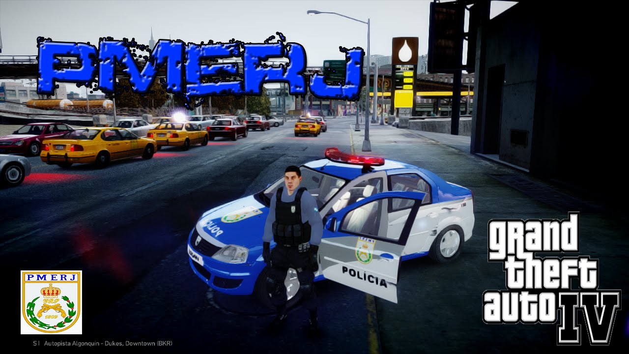 GTA IV: PMERJ ABORDANDO TRAFICANTES