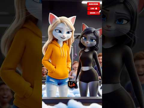 أقوى مقلب في الجيم ينقلب ضد صاحبه القطه خوخه Vs القطه مشمشه Shorts قطط بشرية Funnycats Gym