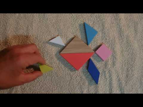 ASMR - Australian Animals Tangram - Australian Accent - Discusses Tangram Shapes in a Quiet Whisper