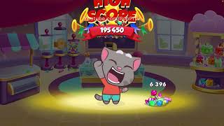 Talking Tom Candy Run Final World Record Over 195 thousand Points NO CHEATS OR HACKS ! screenshot 2