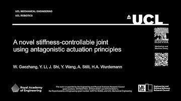 A novel stiffness-controllable joint using antagonistic actuation principles