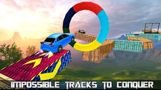 Crazy Stunt Car Racing On Impossible Tracks 2020|| Kids Games screenshot 5