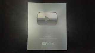 Unboxing My Youtube Silver Play On - 100K Subscribers