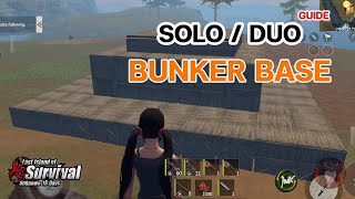 Last Island of Survival : Solo / Duo Bunker Base | Guide | ทำบ้านเริ่มต้นให้เป็นบ้านหลัก