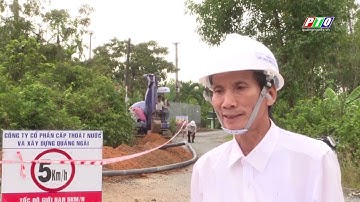 TẬP TRUNG THI CÔNG ĐƯỜNG ỐNG CẤP NƯỚC SẠCH CHO NGƯỜI DÂN NGHĨA KỲ